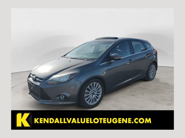 Sterling Gray Metallic 2012 Ford Focus Hatchback Front-Wheel Drive 6-Speed Automatic