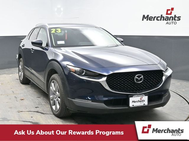 Deep Crystal Blue Mica 2023 Mazda CX-30 2.5 S Premium AWD SUV / Crossover All-Wheel Drive 6-Speed Automatic