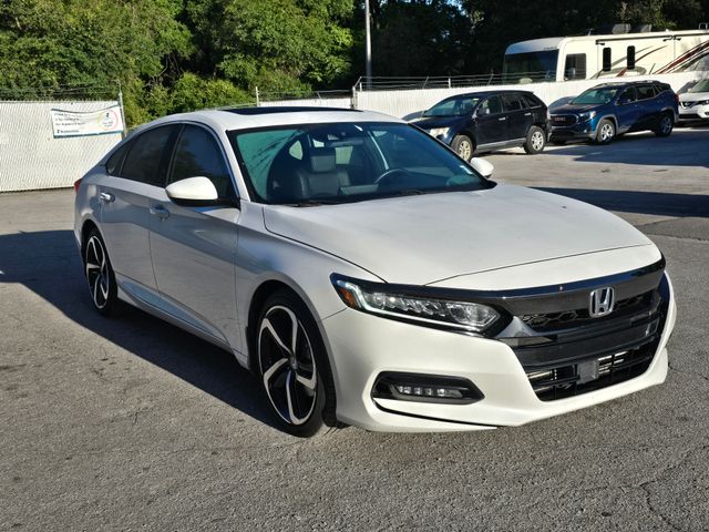 2020 White Honda Accord Sport 2.0T FWD Sedan