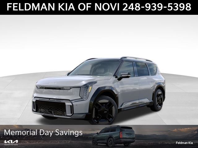 WOLF GRAY / BLACK ROOF 2026 Kia EV9 GT-Line AWD SUV / Crossover All-Wheel Drive 1-Speed Automatic