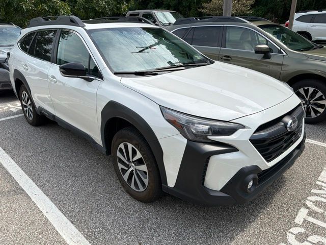 2024 Subaru Outback Premium White at Phil Fitts Ford