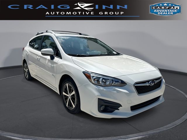 Crystal White Pearl 2019 Subaru Impreza Hatchback All-Wheel Drive Continuously Variable Transmission