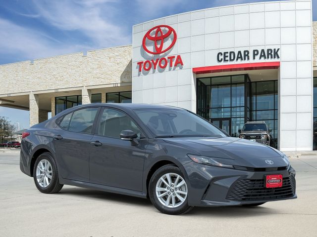 Gray 2025 Toyota Camry LE FWD Sedan Front-Wheel Drive Continuously Variable Transmission