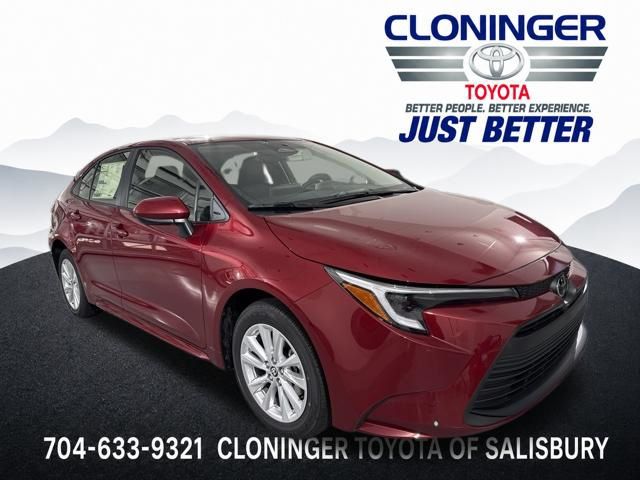 Pearl 2026 Toyota Corolla Hybrid Sedan Front-Wheel Drive Continuously Variable Transmission