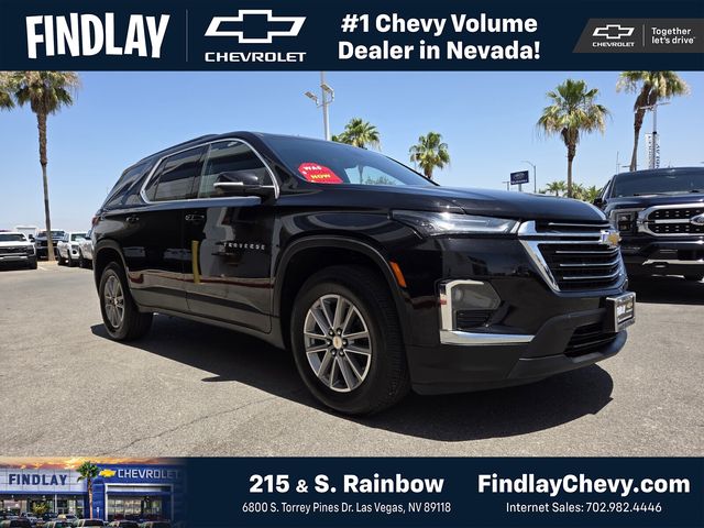 Mosaic Black Metallic 2023 Chevrolet Traverse LT Cloth FWD SUV / Crossover Front-Wheel Drive 9-Speed Automatic