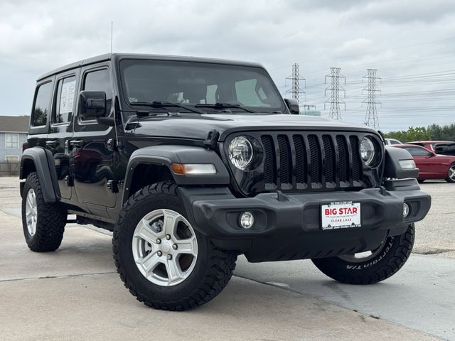 2022 Jeep Wrangler Unlimited Sport S Black at Wharton Ford