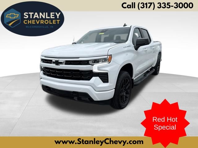 Summit White 2026 Chevrolet Silverado 1500 Pickup Truck Four-Wheel Drive 8-Speed Automatic