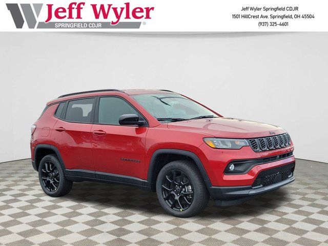 Red Hot Pearlcoat 2026 Jeep Compass Latitude Altitude 4WD SUV / Crossover Four-Wheel Drive 8-Speed Automatic