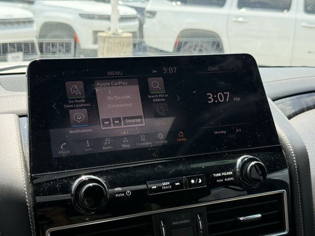 2024 Nissan Armada Platinum White at EAG Ford Navasota