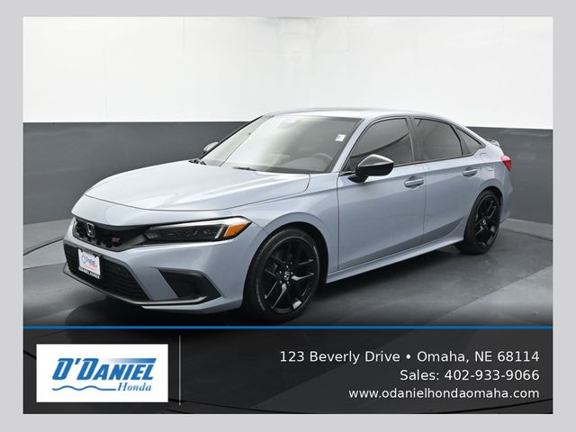 Gray 2023 Honda Civic Sedan Front-Wheel Drive 6-Speed Manual