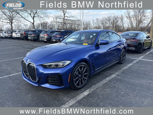 Portimao Blue Metallic 2024 BMW i4 eDrive40 Gran Coupe FWD Sedan Rear-Wheel Drive Automatic