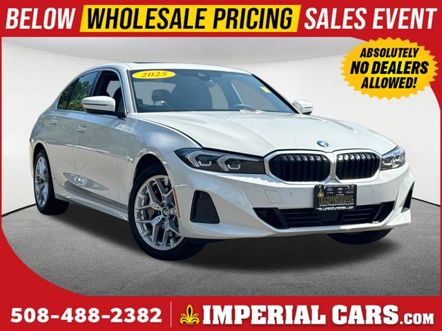 Alpine White 2025 BMW 3 Series 330i xDrive Sedan All-Wheel Drive 8-Speed Automatic