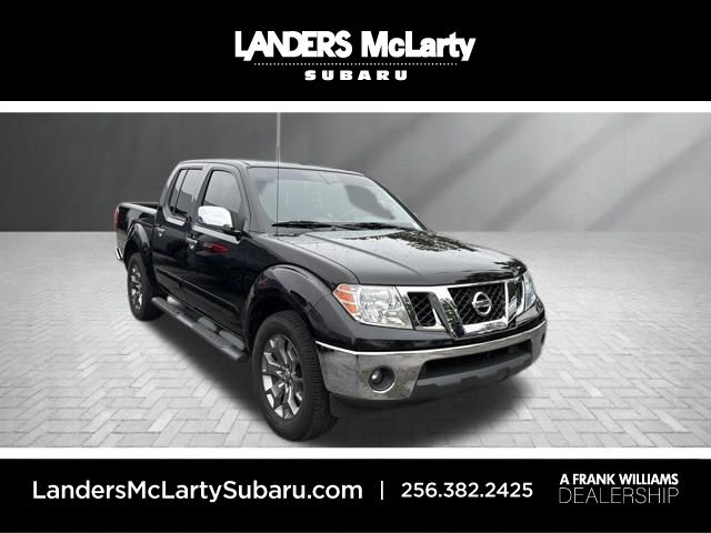 Super Black 2015 Nissan Frontier SL Crew Cab Pickup Truck 4X2 5-Speed Automatic Overdrive