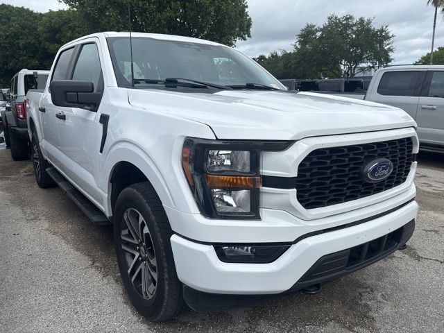 Oxford White 2023 Ford F-150 XL SuperCrew 4WD Pickup Truck Four-Wheel Drive Automatic