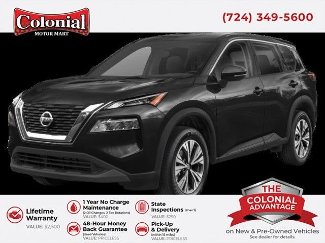 Super Black 2023 Nissan Rogue SUV / Crossover All-Wheel Drive Continuously Variable Transmission
