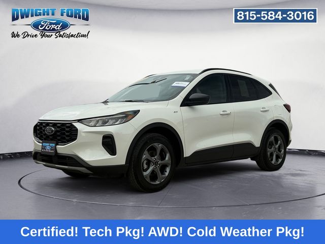 White 2025 Ford Escape SUV / Crossover All-Wheel Drive 8-Speed Automatic