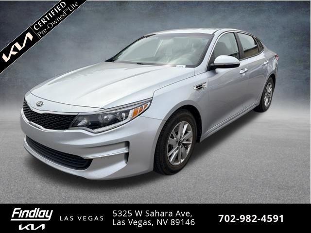 Sparkling Silver 2017 Kia Optima Sedan Front-Wheel Drive 6-Speed Automatic