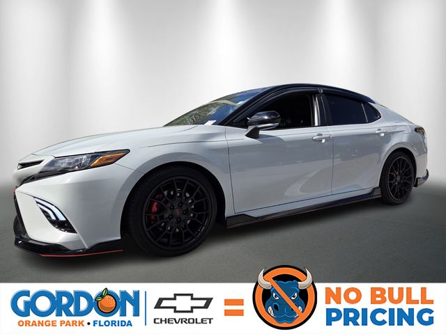 Wind Chill Pearl/Midnight Black Metallic 2021 Toyota Camry TRD FWD Sedan Front-Wheel Drive 8-Speed Automatic