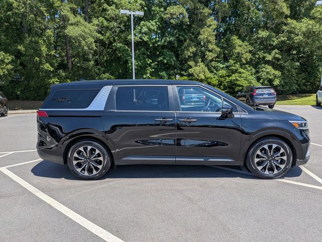 Aurora Black Pearl 2024 Kia Carnival EX FWD Minivan Front-Wheel Drive 8-Speed Automatic