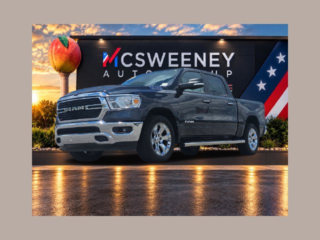 Gray (Maximum Steel Metallic Clearcoat) 2019 RAM 1500 Pickup Truck 4X2 8-Speed Automatic