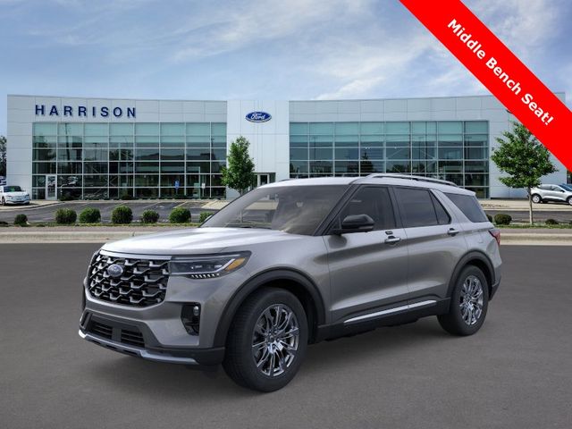 Carbonized Gray Metallic 2026 Ford Explorer Platinum AWD SUV / Crossover All-Wheel Drive Automatic