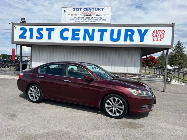 Basque Red Pearl 2015 Honda Accord Sedan Front-Wheel Drive Continuously Variable Transmission