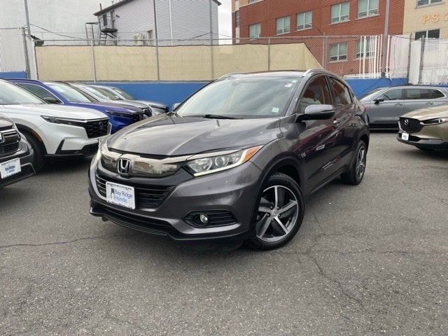 Gray (Modern Steel Metallic) 2021 Honda HR-V EX-L AWD SUV / Crossover All-Wheel Drive Continuously Variable Transmission