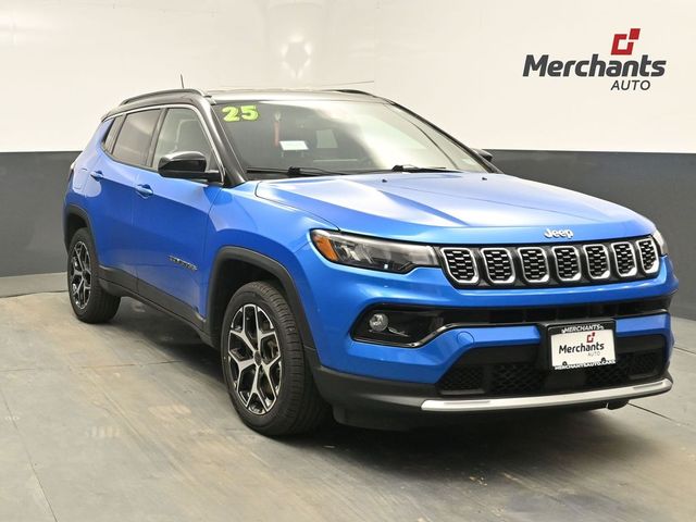 Hydro Blue Pearlcoat 2025 Jeep Compass SUV / Crossover Four-Wheel Drive 8-Speed Automatic