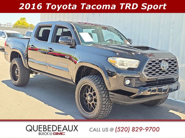 Black 2016 Toyota Tacoma Pickup Truck 4X2 6-Speed Automatic