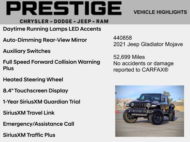 2021 Jeep Gladiator Mojave 6