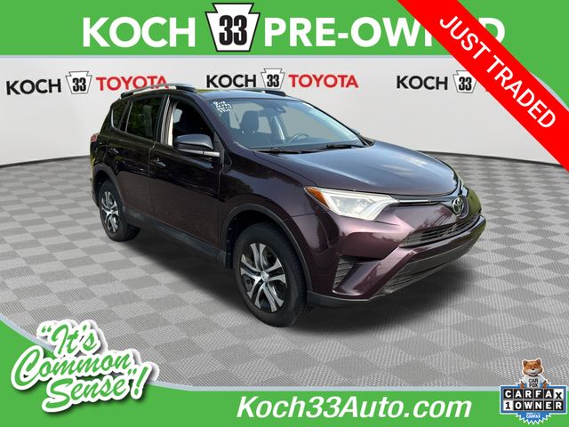 Black Currant 2017 Toyota RAV4 SUV / Crossover All-Wheel Drive 6-Speed Automatic