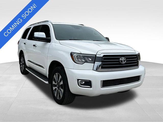 Super White 2018 Toyota Sequoia Limited SUV / Crossover 4X2 6-Speed Automatic