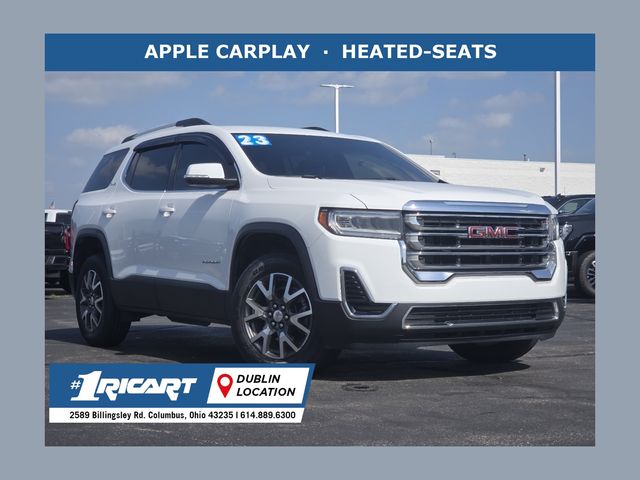 Summit White 2023 GMC Acadia SUV / Crossover Front-Wheel Drive 9-Speed Automatic