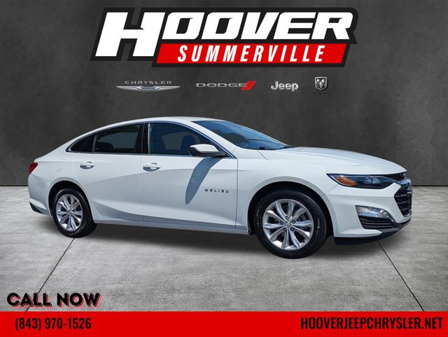 Summit White 2025 Chevrolet Malibu LT with 1LT FWD Sedan Front-Wheel Drive Continuously Variable Transmission