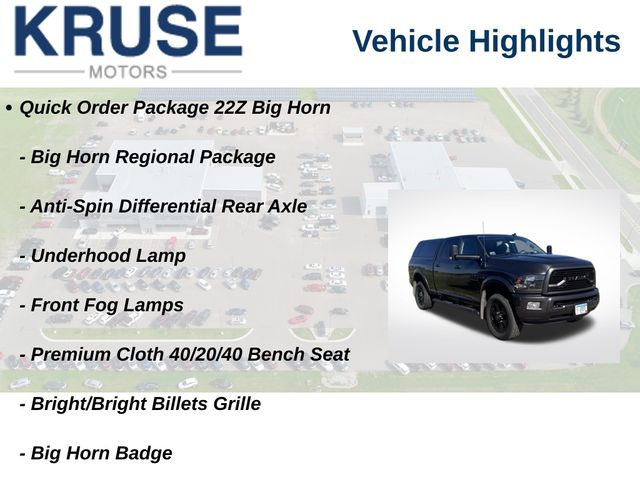 2018 Ram 2500 Big Horn Crew Cab 4x4 6'4" Box