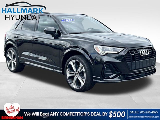 Black 2022 Audi Q3 SUV / Crossover All-Wheel Drive 8-Speed Automatic