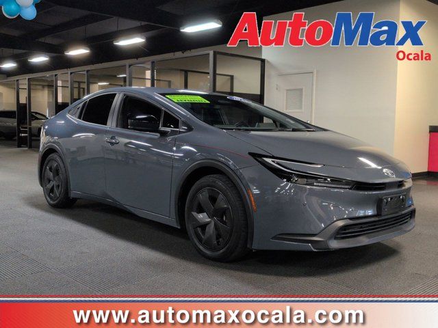 Guardian Gray 2023 Toyota Prius LE FWD Hatchback Front-Wheel Drive Continuously Variable Transmission