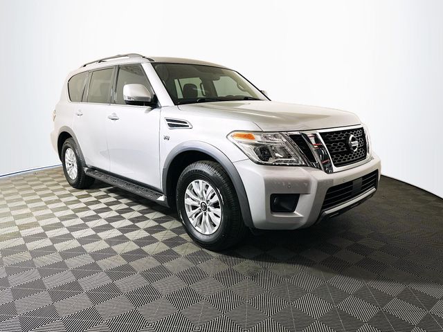 Brilliant Silver Metallic 2020 Nissan Armada SV RWD SUV / Crossover 4X2 7-Speed Automatic
