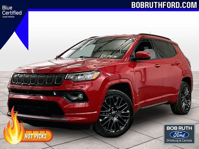 2022 Jeep Compass Limited Red at Carlisle Cadillac Buick GMC