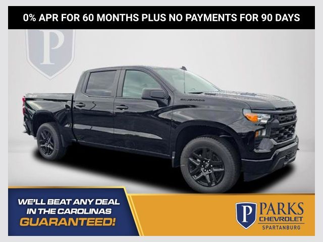 Black 2026 Chevrolet Silverado 1500 Pickup Truck Four-Wheel Drive 8-Speed Automatic
