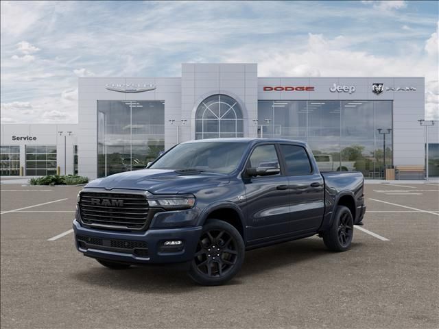 Forged Blue Metallic 2026 RAM 1500 Laramie Crew Cab 4WD Pickup Truck Four-Wheel Drive 8-Speed Automatic
