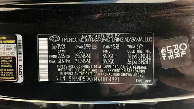 Used 2024 Phantom Black Hyundai Calligraphy image 29
