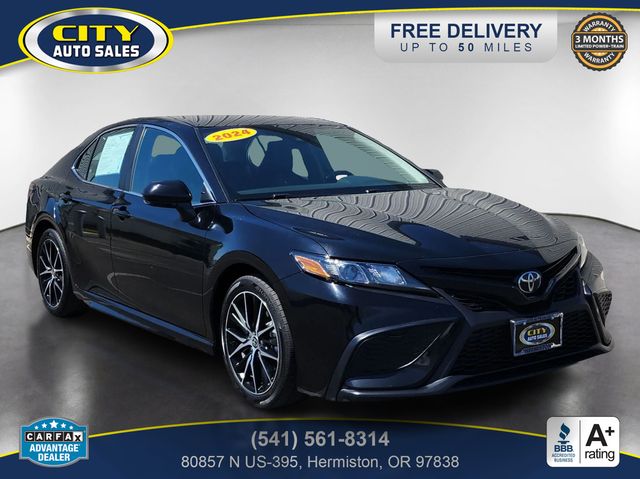 Midnight Black Metallic 2024 Toyota Camry Sedan Front-Wheel Drive 8-Speed Automatic