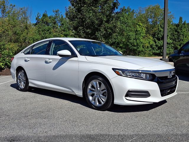 Platinum White Pearl 2020 Honda Accord Sedan Front-Wheel Drive Continuously Variable Transmission