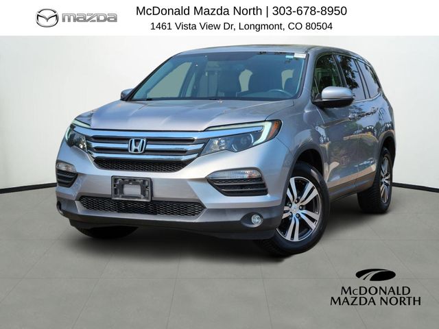 Gray (Modern Steel Metallic) 2017 Honda Pilot SUV / Crossover All-Wheel Drive 6-Speed Automatic