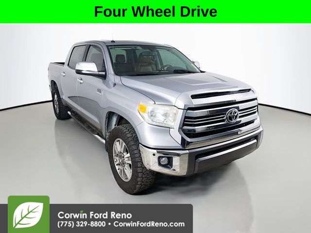 Silver Sky Metallic 2016 Toyota Tundra Pickup Truck Four-Wheel Drive 6-Speed Automatic Overdrive