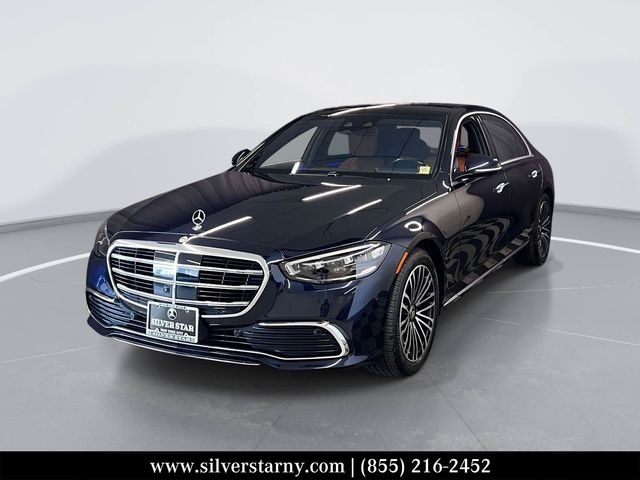Nautical Blue Metallic 2023 Mercedes-Benz S-Class Sedan All-Wheel Drive 9-Speed Automatic