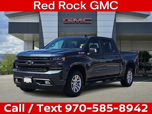 Shadow Gray Metallic 2020 Chevrolet Silverado 1500 RST Crew Cab 4WD Pickup Truck Four-Wheel Drive 8-Speed Automatic