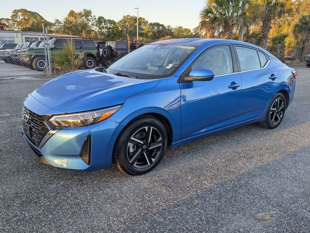 2024 Nissan Sentra SV Blue at Coastal Chevrolet Cadillac