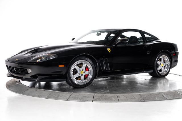 Black 2000 Ferrari 550 Maranello Coupe RWD Coupe Rear-Wheel Drive Automatic